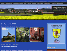 Tablet Screenshot of hollfeld.de